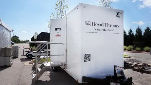 Restroom trailer rental for emergencies